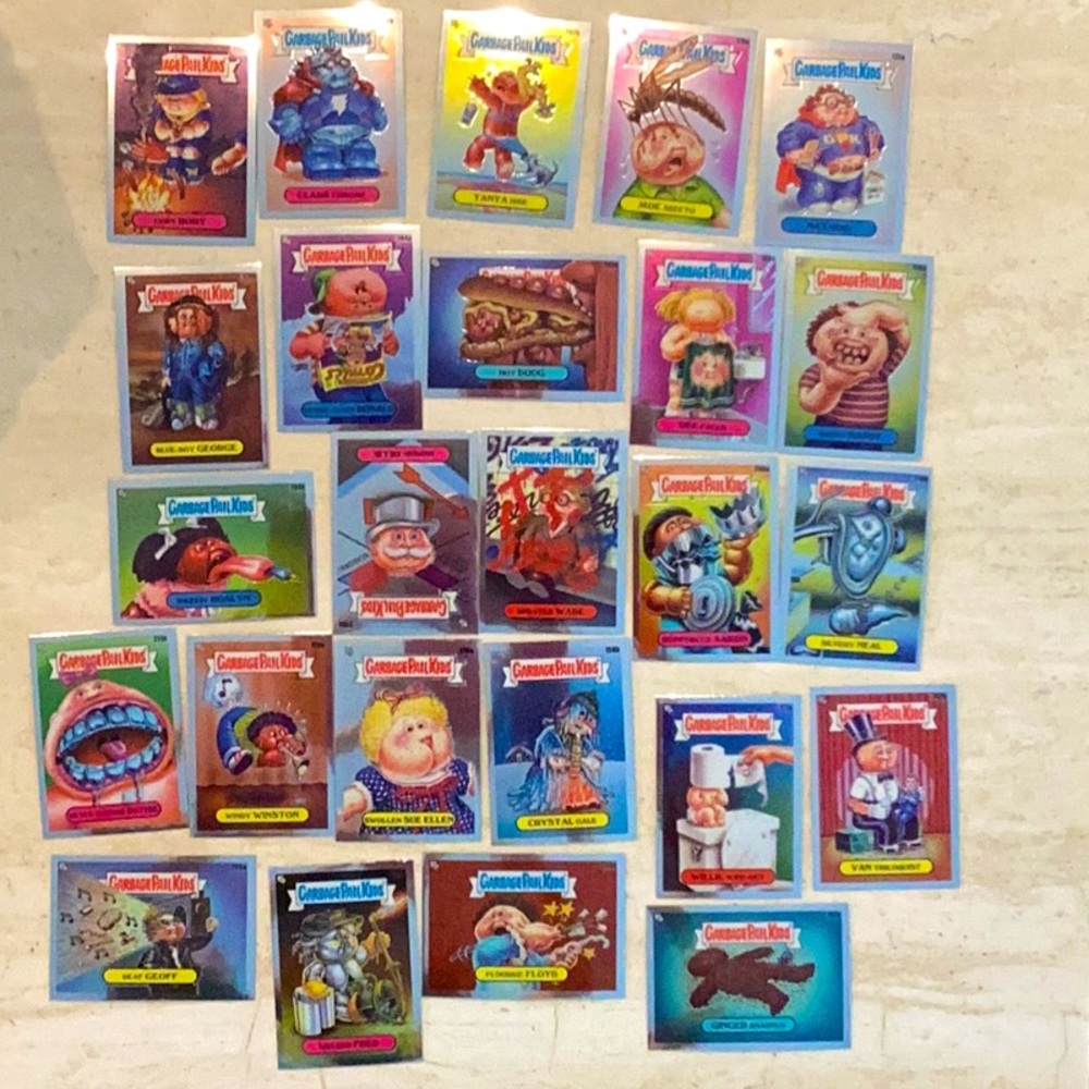 Topps Garbage Pail Kids 2022 Chrome Series 5 GPK Trading Cards Lot Of 25 Card
